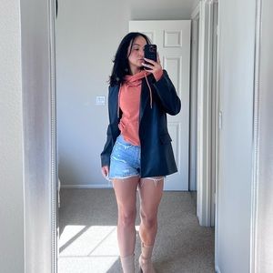 Orange washed hoodie